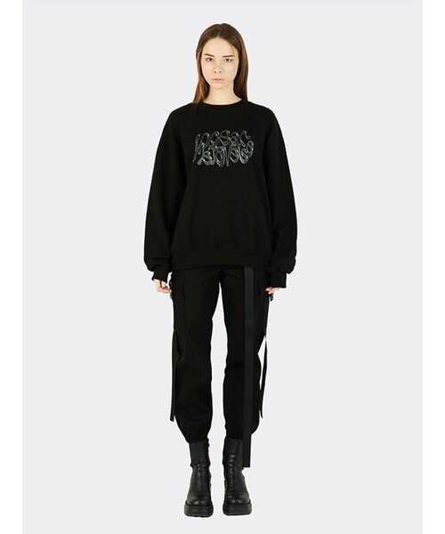 AOX(エーオーエックス)の「クロムメタル3Dタイプスウェットブラック(スウェット・メンズ・ブラック・S/M/L)」の5枚目の写真