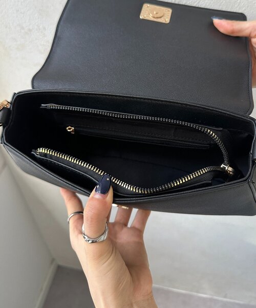 Thevon（ゼボン）の「ラウンドスクエアGLD/BAG（ショルダーバッグ・レディース・ブラック/ブラウン/ボルドー・FREE）」の8枚目の写真