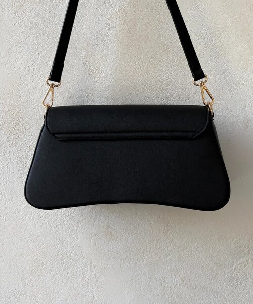 Thevon（ゼボン）の「ラウンドスクエアGLD/BAG（ショルダーバッグ・レディース・ブラック/ブラウン/ボルドー・FREE）」の11枚目の写真