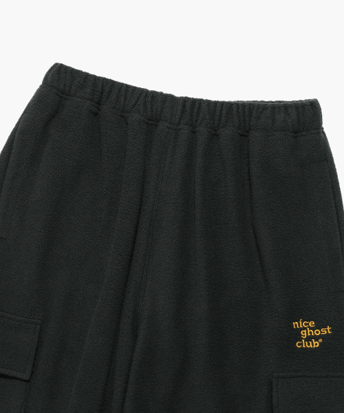 NICE GHOST CLUB(ナイスゴーストクラブ)の「FLEECE CARGO PANTS_CHARCOAL(NG2CFUPA13A)(その他パンツ・レディース・その他・S/M/L)」の3枚目の写真