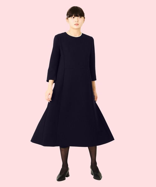 Ranerrh(ラネリ)の「【NAVY】フォーマルミニマルドレス【結婚式・入卒式・お受験】【オケージョン】(ワンピース・レディース・ネイビー・38)」の3枚目の写真