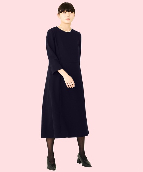 Ranerrh(ラネリ)の「【NAVY】フォーマルミニマルドレス【結婚式・入卒式・お受験】【オケージョン】(ワンピース・レディース・ネイビー・38)」の5枚目の写真