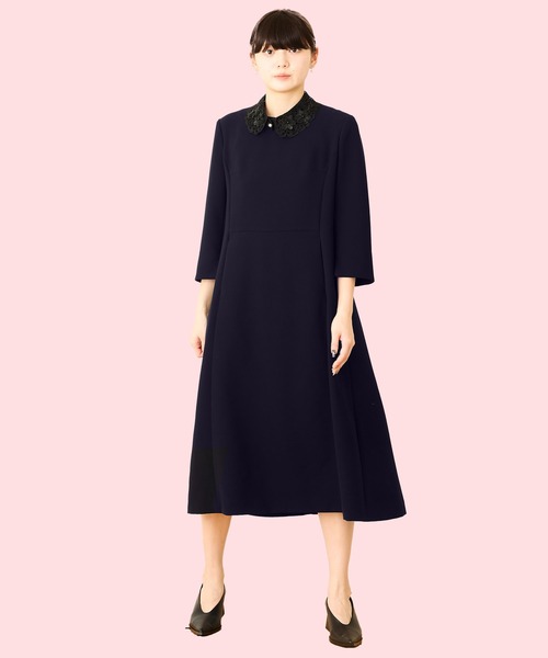 Ranerrh(ラネリ)の「【NAVY】フォーマルミニマルドレス【結婚式・入卒式・お受験】【オケージョン】(ワンピース・レディース・ネイビー・38)」の9枚目の写真