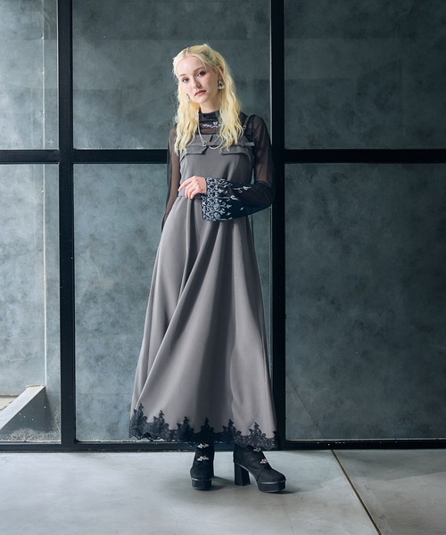 HARE(ハレ)の「【OCCASION】シシュウシアートップス(HARE)(Tシャツ/カットソー・レディース・ブルー/ブラック/ホワイト・FREE)」の11枚目の写真
