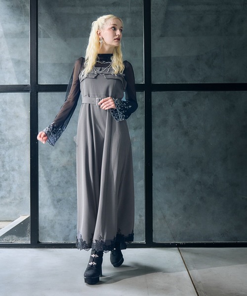 HARE(ハレ)の「【OCCASION】シシュウシアートップス(HARE)(Tシャツ/カットソー・レディース・ブルー/ブラック/ホワイト・FREE)」の14枚目の写真