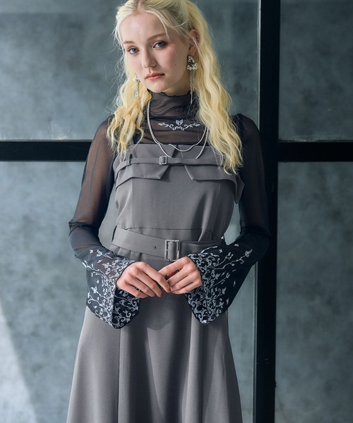 HARE(ハレ)の「【OCCASION】シシュウシアートップス(HARE)(Tシャツ/カットソー・レディース・ブルー/ブラック/ホワイト・FREE)」の22枚目の写真
