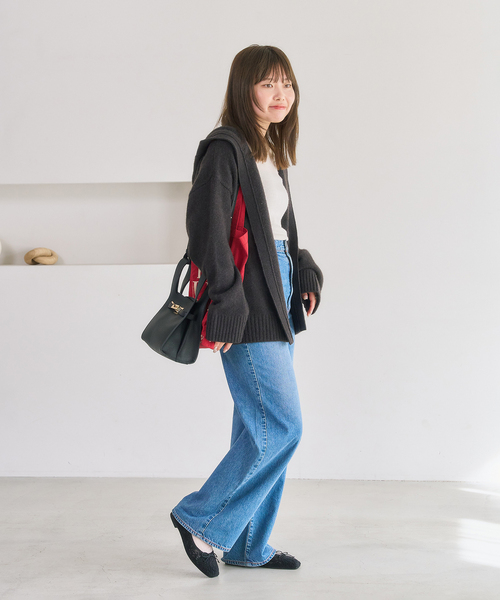 LE TALON(ルタロン)の「スクエアソフトレースバレエ(バレエシューズ・レディース・ブラック×ブラック/アイボリー・25cm/24.5cm/24cm/23.5cm/23cm/22.5cm/22cm)」の9枚目の写真