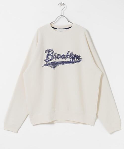 URBAN RESEARCH Sonny Label（アーバンリサーチサニーレーベル）の「裏起毛プリントスウェットプルオーバー（スウェット・メンズ・チャコールグレー/ブラウン/オフホワイト・MEDIUM/LARGE）」の2枚目の写真