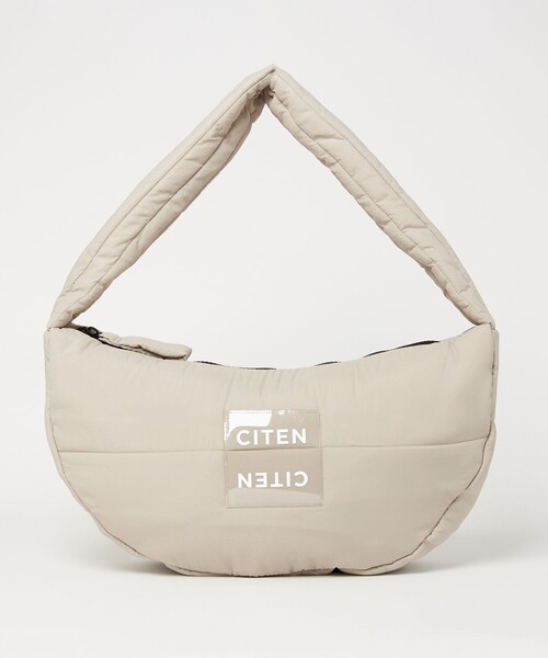 CITEN（シテン）の「＜CITEN＞ハーフムーンビッグショルダー（ショルダーバッグ・レディース・ブラック/ライトグレー/ケリーグリーン・FREE）」の5枚目の写真