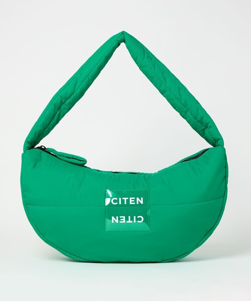 CITEN（シテン）の「＜CITEN＞ハーフムーンビッグショルダー（ショルダーバッグ・レディース・ブラック/ライトグレー/ケリーグリーン・FREE）」の20枚目の写真
