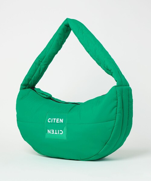 CITEN（シテン）の「＜CITEN＞ハーフムーンビッグショルダー（ショルダーバッグ・レディース・ブラック/ライトグレー/ケリーグリーン・FREE）」の21枚目の写真