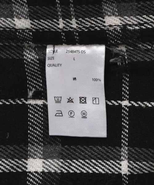 DANKE SCHON（ダンケシェーン）の「DankeSchon/ダンケシェーン/DAMAGE PAINT CHECK L/S SHIRTS（シャツ/ブラウス・レディース・ブラック/ベージュ・L/M）」の17枚目の写真