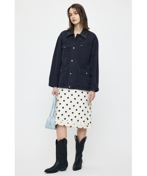 MOUSSY（マウジー）の「【26年SS新作】SATIN DOT スカート（スカート・レディース・ホワイト/ネイビー・2/1）」の16枚目の写真