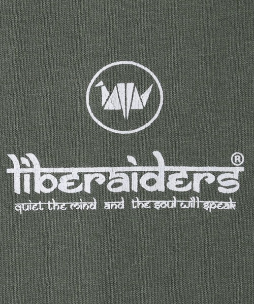 Liberaiders（リベレイダース）の「Liberaiders/リベレイダース CHAKRA L/S TEE フロスト加工 ロングスリーブ Tシャツ 2026年春夏（Tシャツ/カットソー・メンズ・グリーン/グレー・L）」の5枚目の写真