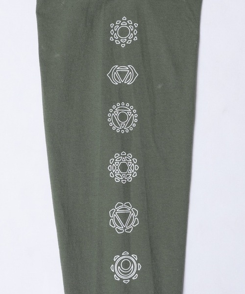 Liberaiders（リベレイダース）の「Liberaiders/リベレイダース CHAKRA L/S TEE フロスト加工 ロングスリーブ Tシャツ 2026年春夏（Tシャツ/カットソー・メンズ・グリーン/グレー・L）」の3枚目の写真