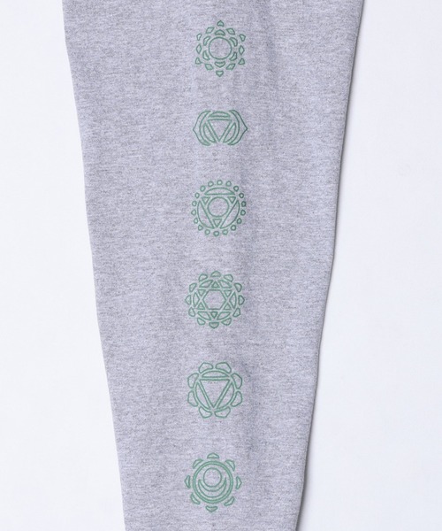Liberaiders（リベレイダース）の「Liberaiders/リベレイダース CHAKRA L/S TEE フロスト加工 ロングスリーブ Tシャツ 2026年春夏（Tシャツ/カットソー・メンズ・グリーン/グレー・L）」の6枚目の写真