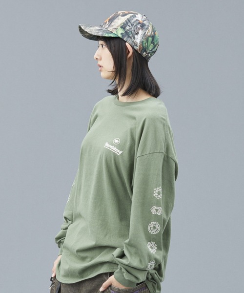 Liberaiders（リベレイダース）の「Liberaiders/リベレイダース CHAKRA L/S TEE フロスト加工 ロングスリーブ Tシャツ 2026年春夏（Tシャツ/カットソー・メンズ・グリーン/グレー・L）」の13枚目の写真