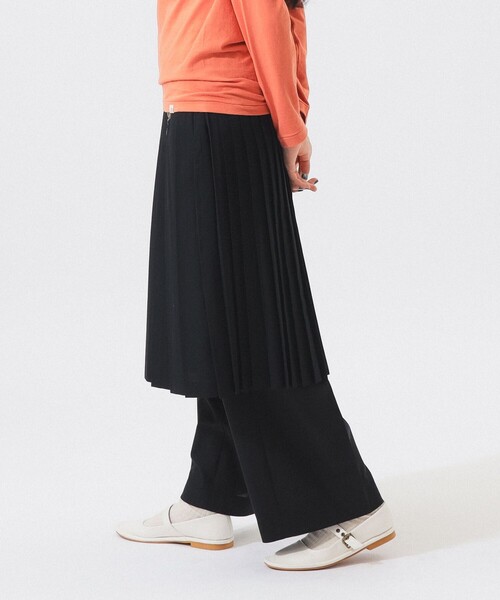 BEAMS BOY（ビームスボーイ）の「ミックス プリーツ スカート（スカート・レディース・グレー/ブラック・1/2）」の18枚目の写真