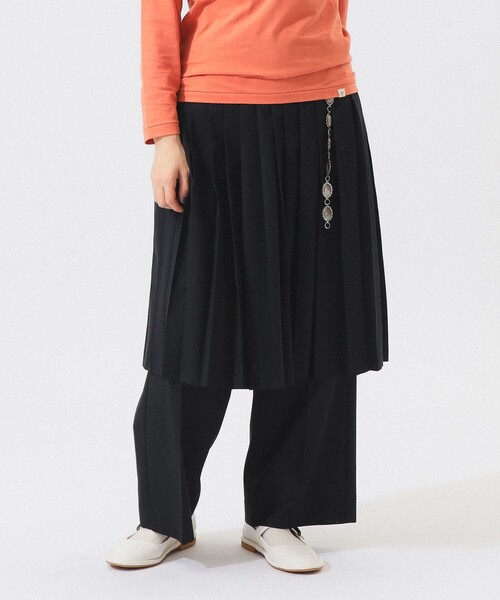 BEAMS BOY（ビームスボーイ）の「ミックス プリーツ スカート（スカート・レディース・グレー/ブラック・1/2）」の19枚目の写真