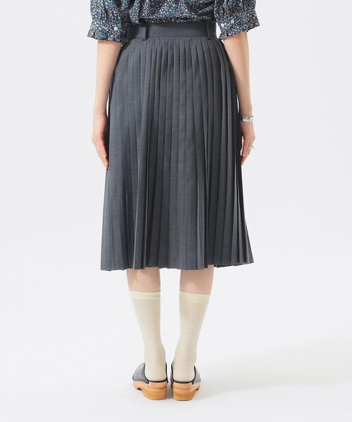 BEAMS BOY（ビームスボーイ）の「ミックス プリーツ スカート（スカート・レディース・グレー/ブラック・1/2）」の22枚目の写真