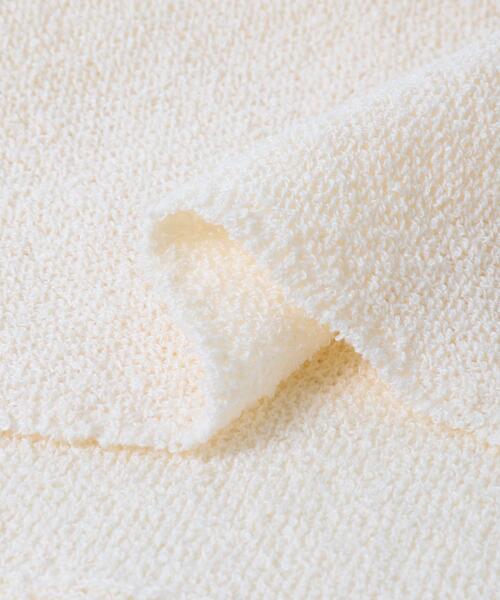 KBF（ケイビーエフ）の「ミニブークレトライアングルスカーフ（バンダナ/スカーフ・レディース・チャコールグレー/アイボリー・ONE）」の11枚目の写真