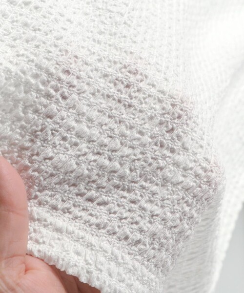 EDWIN（エドウィン）の「【Ou? by EDWIN】ぽこぽこ長袖Tシャツ（Tシャツ/カットソー・キッズ・サックスブルー/オフホワイト/ブラック・90/100/110/130/140/120/150）」の6枚目の写真