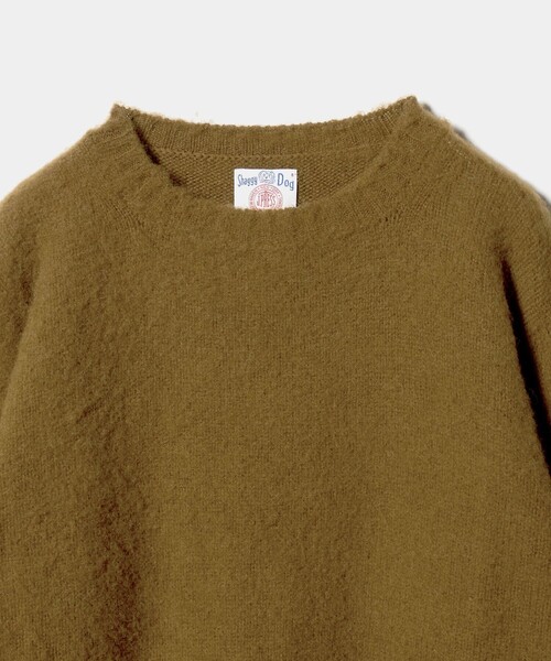 J.PRESS(ジェイプレス)の「<J.PRESS INC.> NY SHAGGY DOG/ニット(ニット/セーター・メンズ・ワイン/オリーブ/ゴールド/ロイヤルブルー/ピンク・36(XL)/34(L))」の8枚目の写真