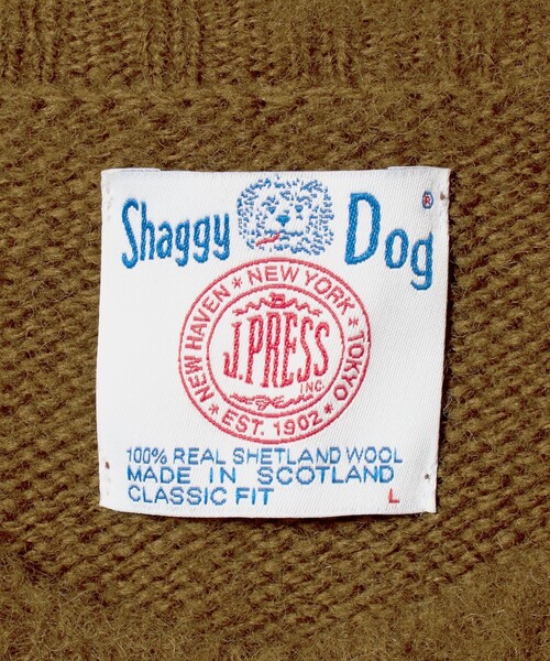 J.PRESS(ジェイプレス)の「<J.PRESS INC.> NY SHAGGY DOG/ニット(ニット/セーター・メンズ・ワイン/オリーブ/ゴールド/ロイヤルブルー/ピンク・36(XL)/34(L))」の16枚目の写真