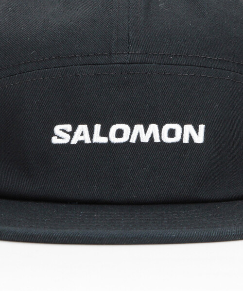 FREAK'S STORE（フリークスストア）の「限定展開 SALOMON/サロモン LOGO 5 PANEL ユニセックス キャップ / ジェットキャップ（キャップ・メンズ・ブラック・SMALL）」の5枚目の写真