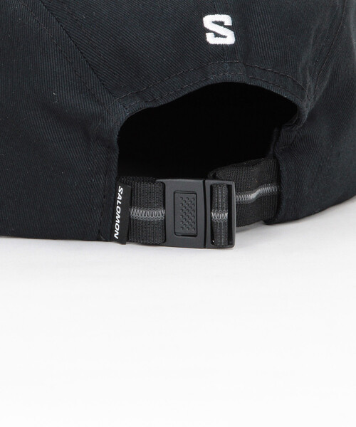 FREAK'S STORE（フリークスストア）の「限定展開 SALOMON/サロモン LOGO 5 PANEL ユニセックス キャップ / ジェットキャップ（キャップ・メンズ・ブラック・SMALL）」の6枚目の写真