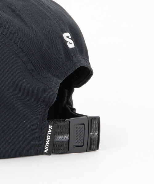 FREAK'S STORE（フリークスストア）の「限定展開 SALOMON/サロモン LOGO 5 PANEL ユニセックス キャップ / ジェットキャップ（キャップ・メンズ・ブラック・SMALL）」の7枚目の写真