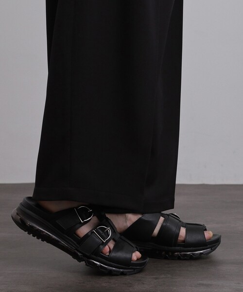 tk.TAKEO KIKUCHI（ティーケータケオキクチ）の「【4cmUP】クリアソールアソートサンダル（サンダル・メンズ・ブラック/ブラック系1/ブラック系・75/65/55）」の9枚目の写真