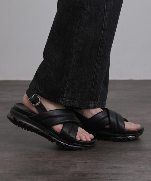 tk.TAKEO KIKUCHI（ティーケータケオキクチ）の「【4cmUP】クリアソールアソートサンダル（サンダル・メンズ・ブラック/ブラック系1/ブラック系・75/65/55）」の13枚目の写真