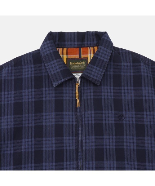 Timberland（ティンバーランド）の「【TOKYO DESIGN COLLECTIVE】ストラザム ボマー プレイド ジャケット ユニセックス（ブルゾン・メンズ・ダークラベンダー・LARGE/XX-LARGE/X-LARGE/SMALL/MEDIUM）」の8枚目の写真