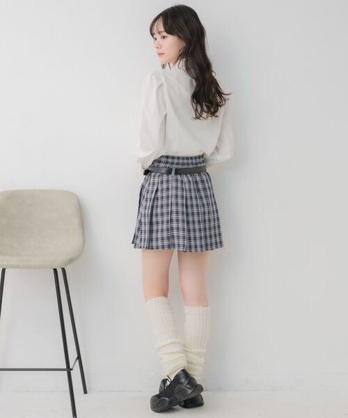 ems excite(エムズエキサイト)の「【セットアイテム】ローベルトミニSK(スカート・レディース・ベージュ/ライトグレー/ブルー系その他2・FREE)」の6枚目の写真