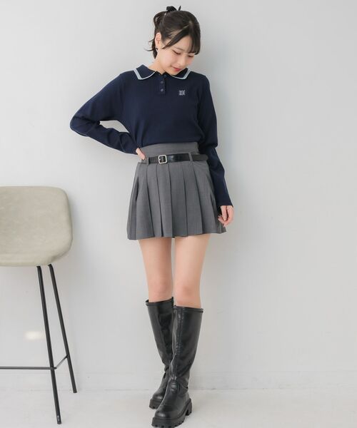 ems excite(エムズエキサイト)の「【セットアイテム】ローベルトミニSK(スカート・レディース・ベージュ/ライトグレー/ブルー系その他2・FREE)」の18枚目の写真