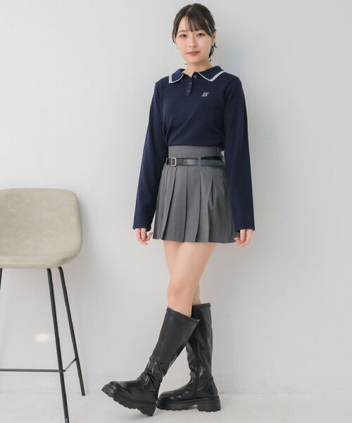ems excite(エムズエキサイト)の「【セットアイテム】ローベルトミニSK(スカート・レディース・ベージュ/ライトグレー/ブルー系その他2・FREE)」の19枚目の写真