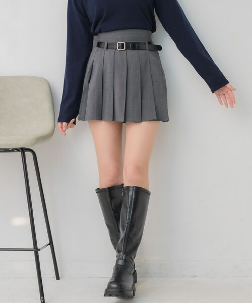 ems excite(エムズエキサイト)の「【セットアイテム】ローベルトミニSK(スカート・レディース・ベージュ/ライトグレー/ブルー系その他2・FREE)」の21枚目の写真