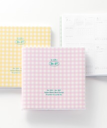 funlog（ファンログ）の「マークス 手帳 2026 スケジュール帳 2026年3月始まり 週間ブロック スクエア148 ギンガムチェック/ファンログ（手帳/メモ帳）」