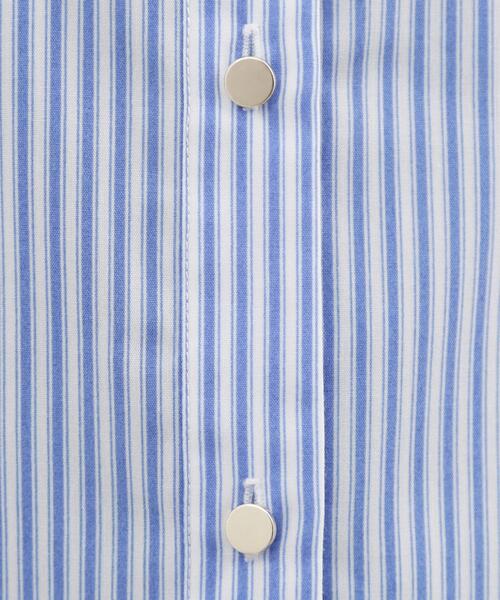 grove（グローブ）の「【貴島明日香さん着用】お仕事も普段も。今どきワークシャツブラウス（シャツ/ブラウス・レディース・グリーン系その他4/ブルー系その他4/オフホワイト/ダークグレー/サンドベージュ・02/03/01/04/05）」の13枚目の写真