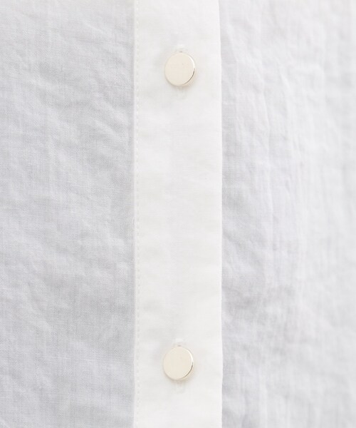 grove（グローブ）の「【貴島明日香さん着用】お仕事も普段も。今どきワークシャツブラウス（シャツ/ブラウス・レディース・グリーン系その他4/ブルー系その他4/オフホワイト/ダークグレー/サンドベージュ・02/03/01/04/05）」の20枚目の写真