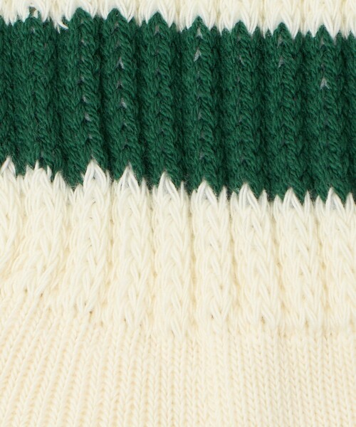 ROTOTO（ロトト）の「＜ROTOTO＞ライン クルー ソックス（ソックス/靴下・メンズ・ダークグリーン/ダークブラウン・M）」の3枚目の写真