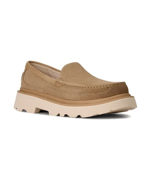 UGG（アグ）の「UGG【アグ】- ローファー メンズ 【MENS ASCOT LUG MustardSeed 1172691-MDSD】（モカシン/デッキシューズ・メンズ・マスタード・27.0cm/26.0cm）」の2枚目の写真