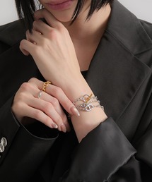 CIASENSE（シアセンス）の「2Way Two-tone Anker Chain Necklace / 2wayツートーンアンカーチェーンネックレス（ネックレス）」