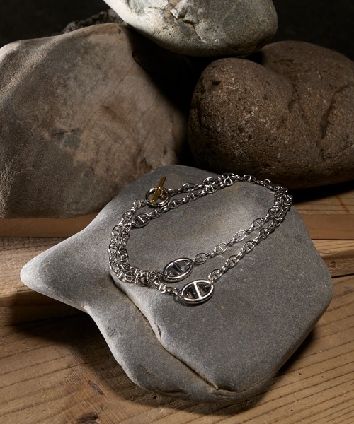 CIASENSE（シアセンス）の「2Way Two-tone Anker Chain Necklace / 2wayツートーンアンカーチェーンネックレス（ネックレス・メンズ・シルバー・FREE）」の18枚目の写真