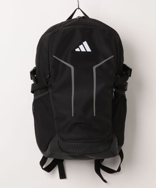 adidas(アディダス)の「《adidas》トレーニングPWバックパック(バックパック/リュック・メンズ・ブラック×ホワイト・フリー)」の1枚目の写真