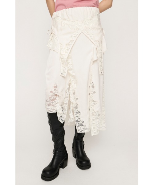 2WAY LACED SLIP OP SK 2ウェイレースドスリップワンピーススカート 春服 夏服