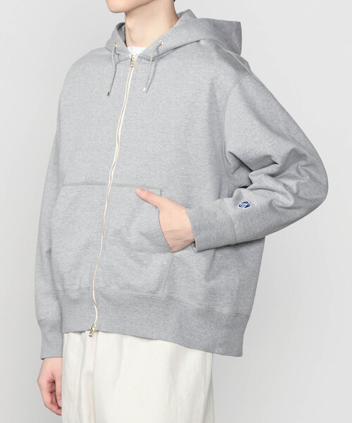 ORCIVAL（オーシバル）の「ORCIVAL | 裏毛 コットン フレンチテリージップフーディー MEN（パーカー・メンズ・グレー/ダークネイビー・3/5/4）」の16枚目の写真