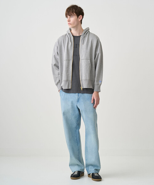 ORCIVAL（オーシバル）の「ORCIVAL | 裏毛 コットン フレンチテリージップフーディー MEN（パーカー・メンズ・グレー/ダークネイビー・3/5/4）」の19枚目の写真