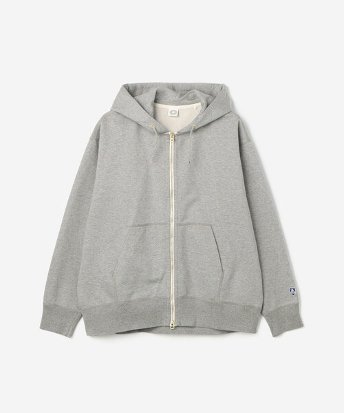 ORCIVAL（オーシバル）の「ORCIVAL | 裏毛 コットン フレンチテリージップフーディー MEN（パーカー・メンズ・グレー/ダークネイビー・3/5/4）」の3枚目の写真